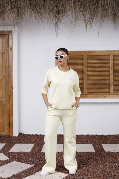 Wholesale Women's Elegant Striped Cotton Lounge Set - Elitline - Elitlineglobal